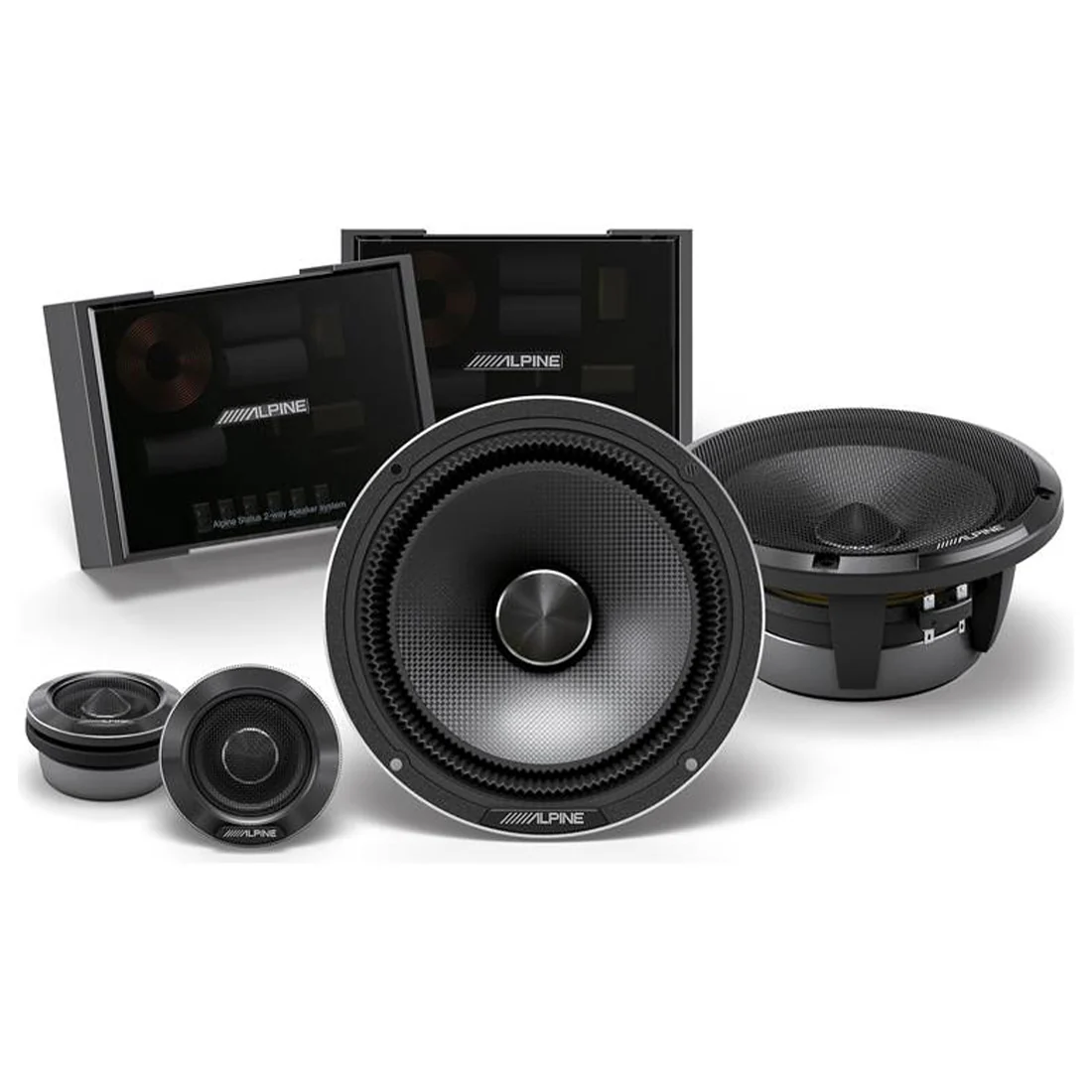 Alpine HDZ-65C 6.5" Status High-Res 2-Way Component Speaker System (HDZ65C)