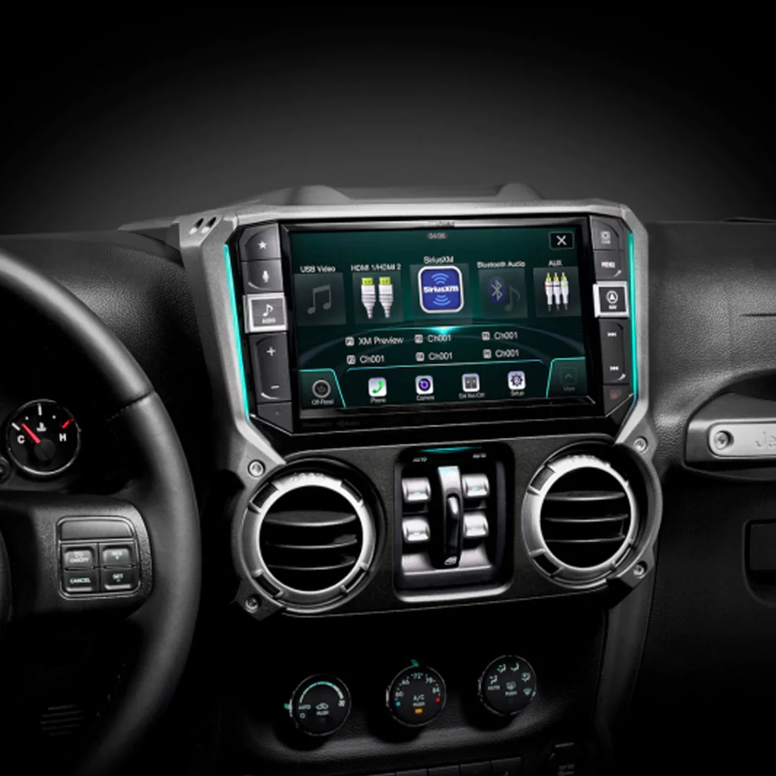 Alpine I509-WRA-JK Restyle 9" Custom-Fit Digital Multimedia Receiver for select 2011 -18 Jeep Wrangler JK Models (I509WRAJK) - Image 7