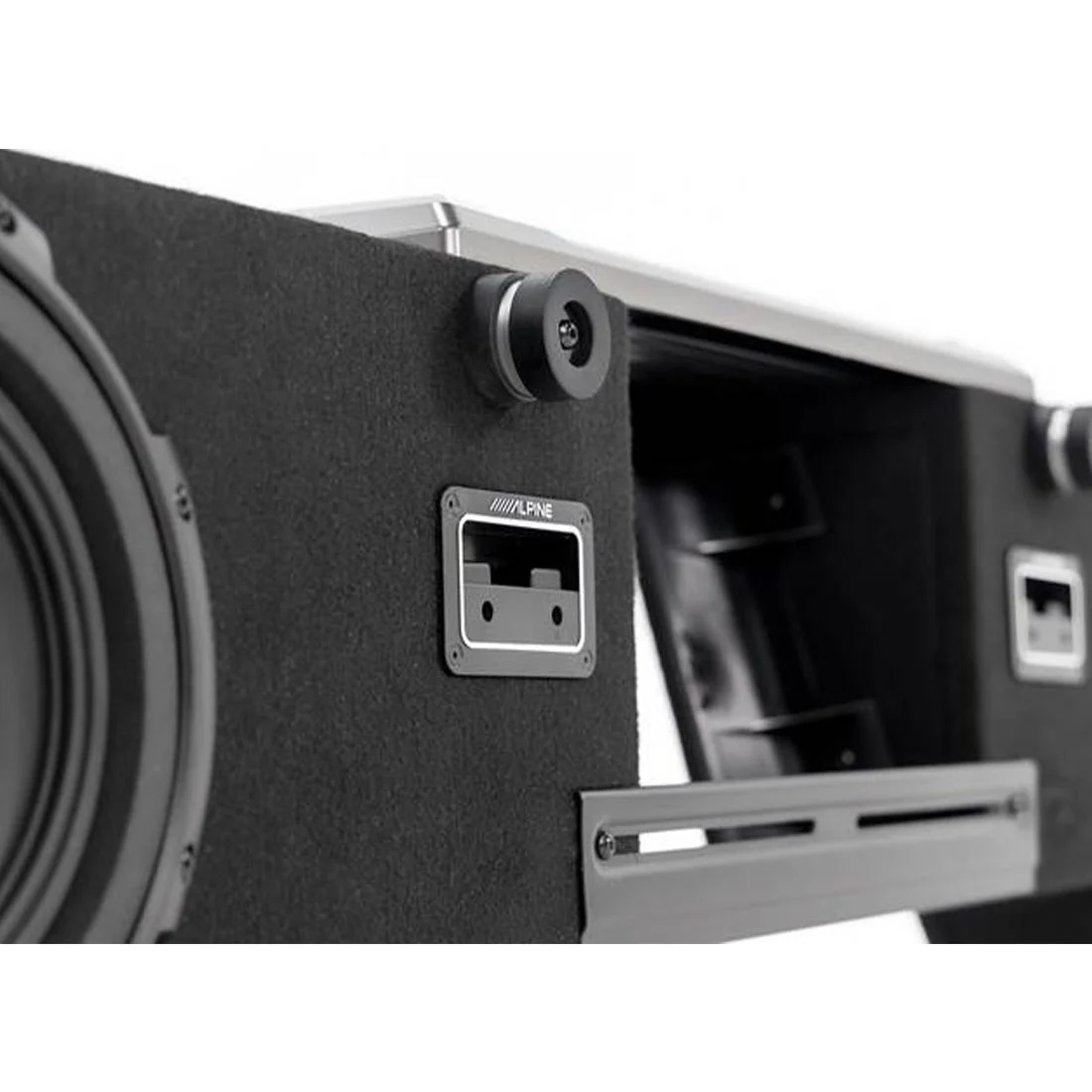 Alpine R2-DB8V-TRK Halo Series 8" Ported Dual Subwoofer Enclosure (R2DB8VTRK) - Image 5