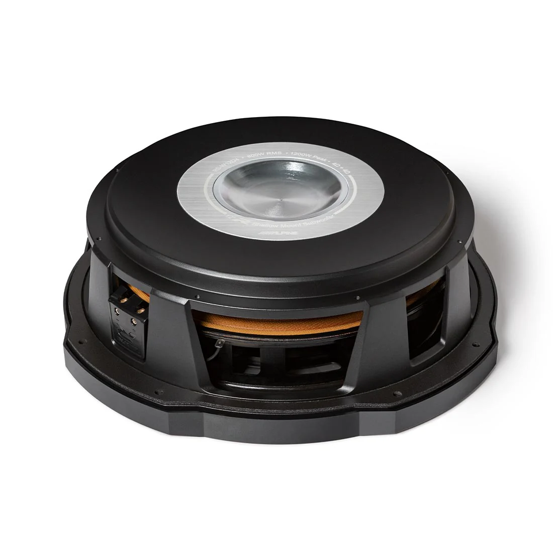 Alpine RS-W12D4 12" Shallow Mount Subwoofer with Dual 4-ohm Voice Coils (RSW12D4) - Image 2