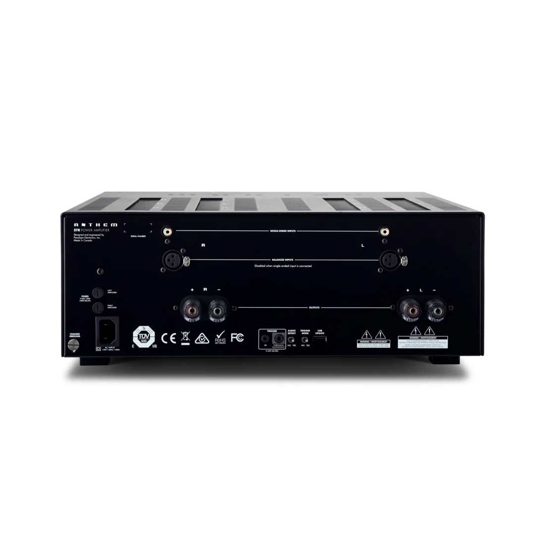 Anthem STR Power Amplifier - Black (STR AMPLIFIER BLACK) - Image 3