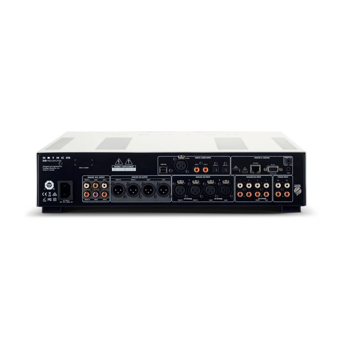 Anthem STR PreAmplifier with Built-In DAC and Anthem Room Correction - Silver (STR PREAMPLIFIER SILVER) - Image 3