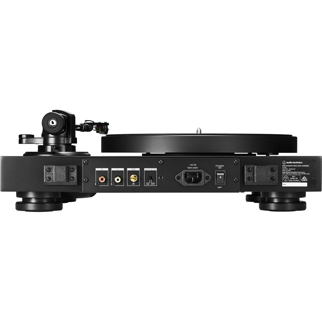 Audio-Technica AT-LP8X Semi-Automatic Direct-Drive Turntable - Black - Image 3