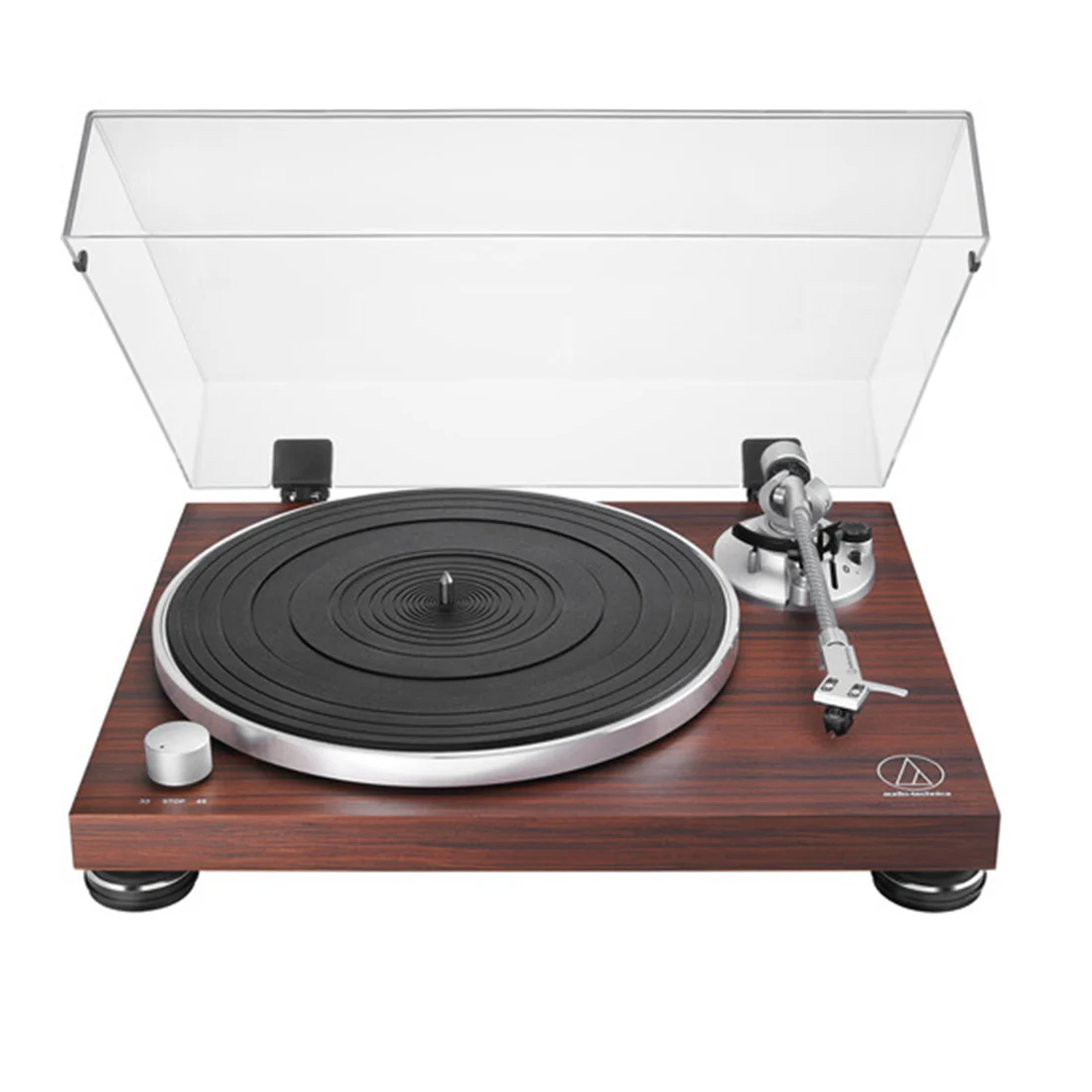 Audio-Technica AT-LPW50BT-RW Manual Two-Speed Turntable with Bluetooth - Rosewood (ATLPW50BTRW)