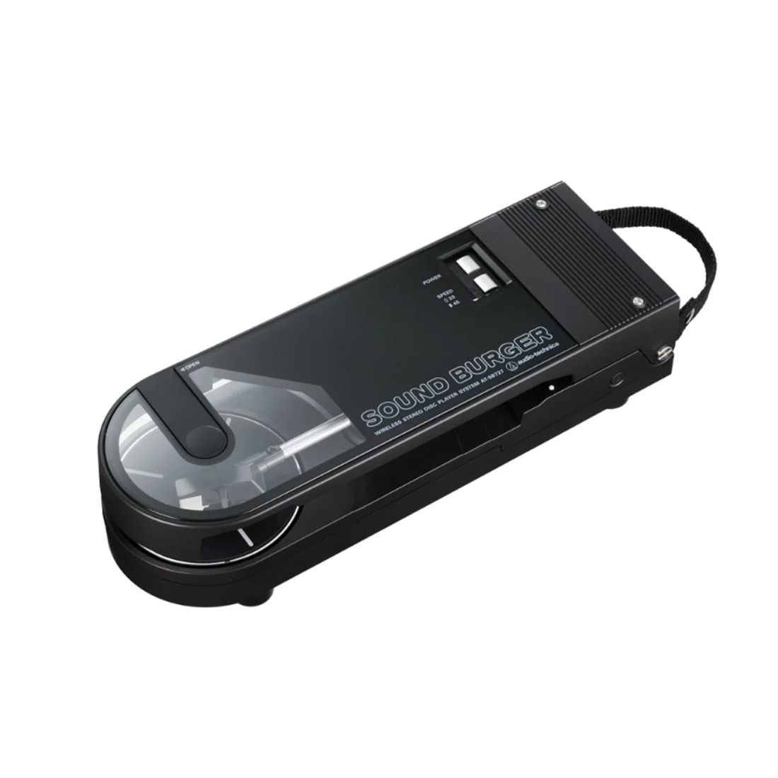 Audio-Technica AT-SB727 Sound Burger Portable Bluetooth Turntable - Black - Image 4