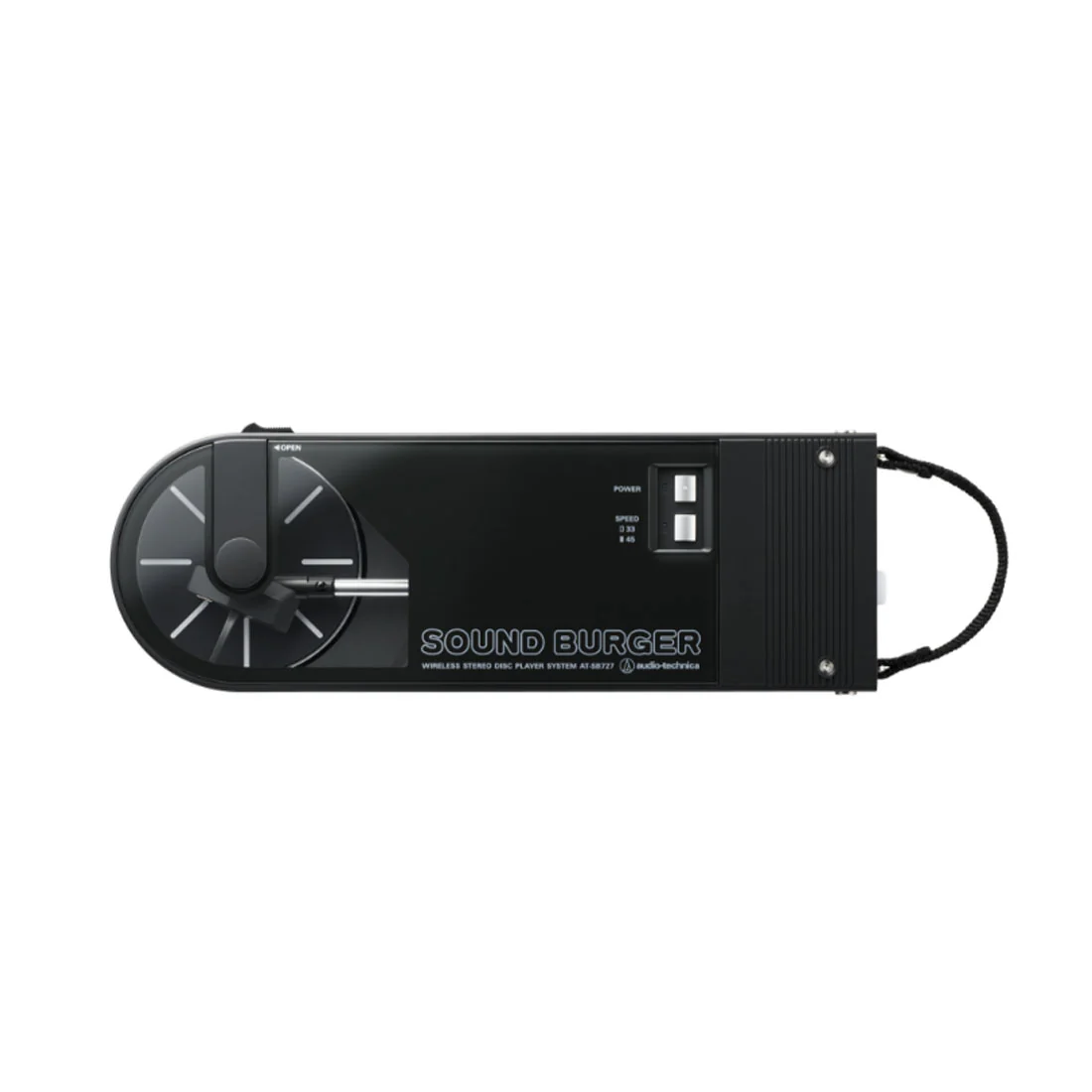 Audio-Technica AT-SB727 Sound Burger Portable Bluetooth Turntable - Black - Image 5