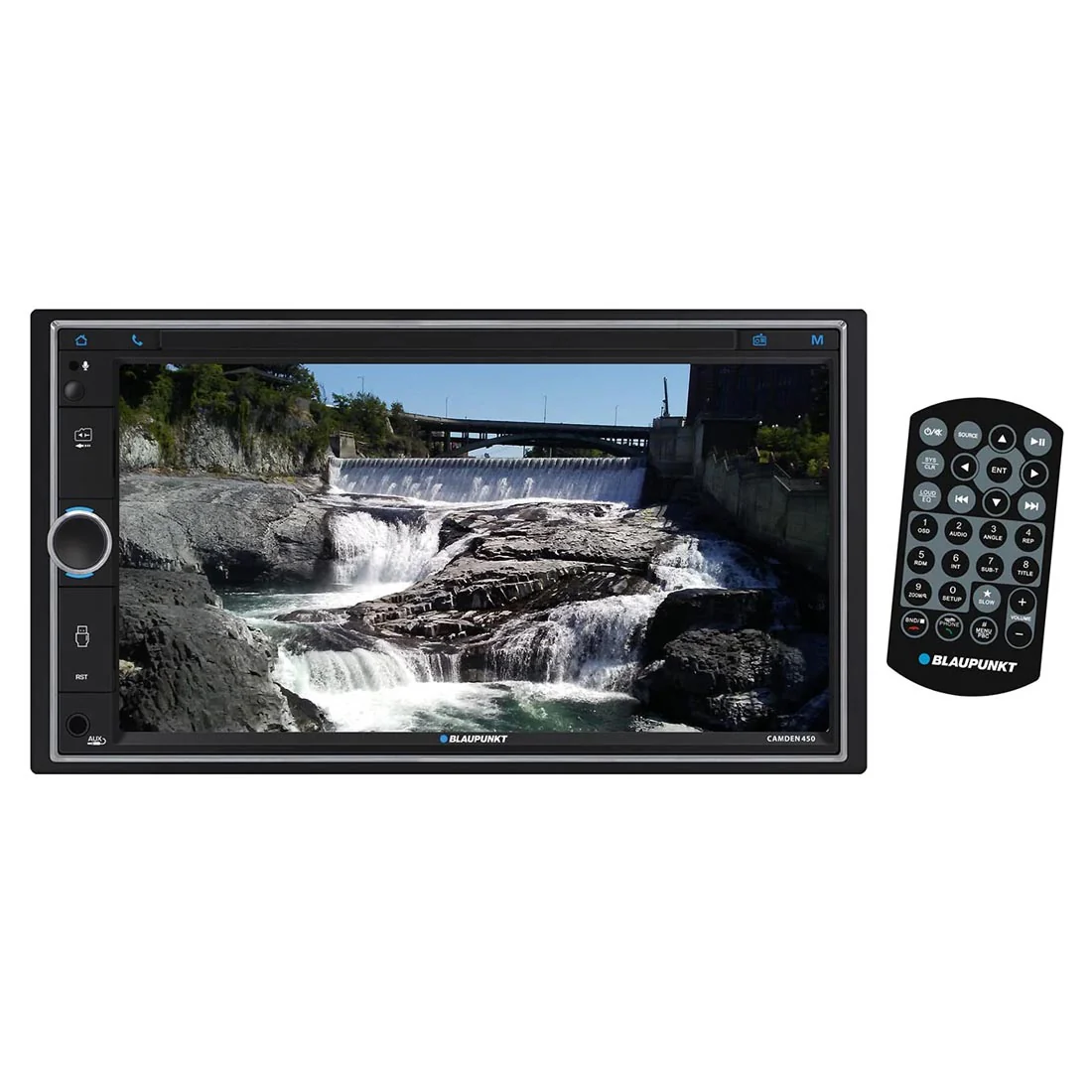 Blaupunkt CAMDEN450 6.9" Double DIN DVD Receiver with Bluetooth / USB / Aux / MicroSD (CAMDEN450)