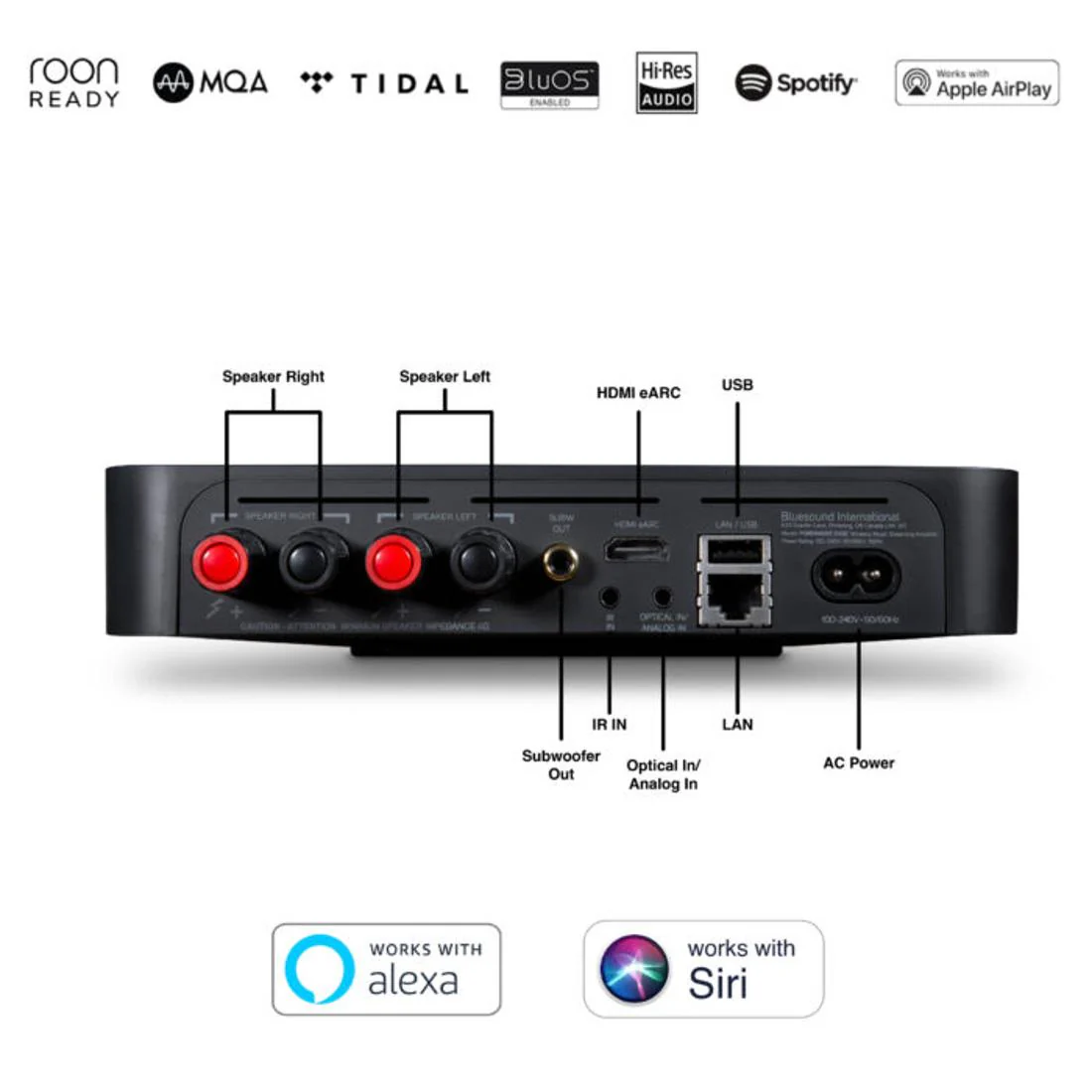 Bluesound POWERNODE EDGE Compact Wireless Streaming Amplifier - Image 9