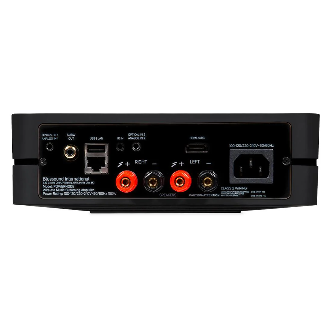 Bluesound POWERNODE 2ch 80W Wireless Multi-Room Music Streaming Amplifier - Image 7