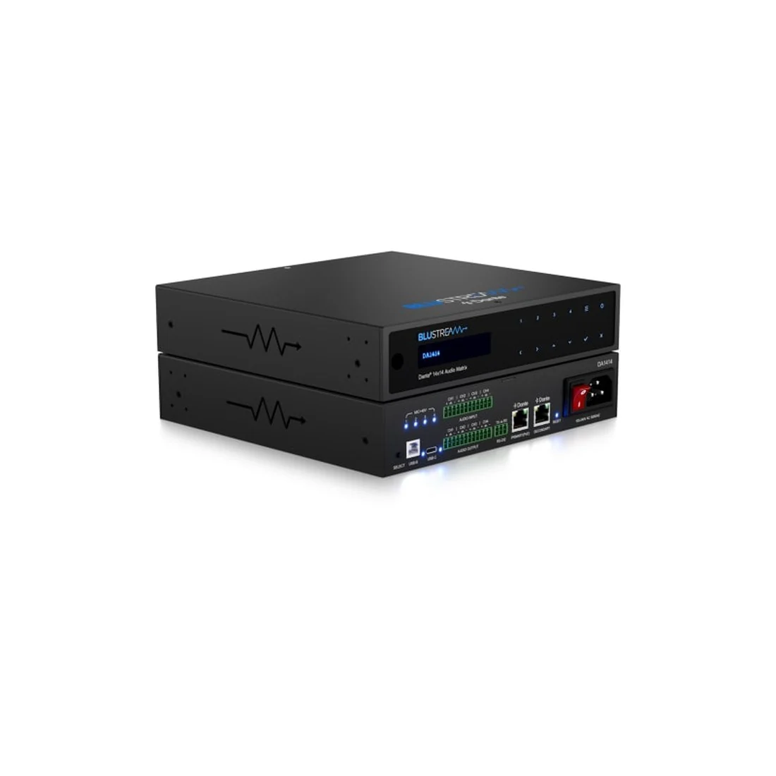 Blustream DA1414 14x14 Audio Matrix with Dante and USB