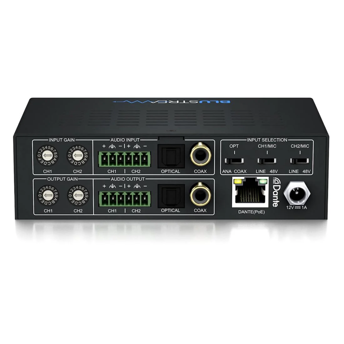 Blustream DA22DIG 2x2 Digital And Analogue Dante Converter (DA22DIG) - Image 4