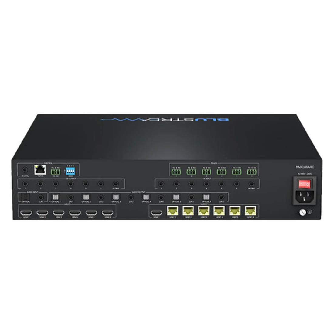 Blustream HMXL66ARC 6x6 HDBaseT CSC ARC Matrix - 70m (HMXL66ARC) - Image 3