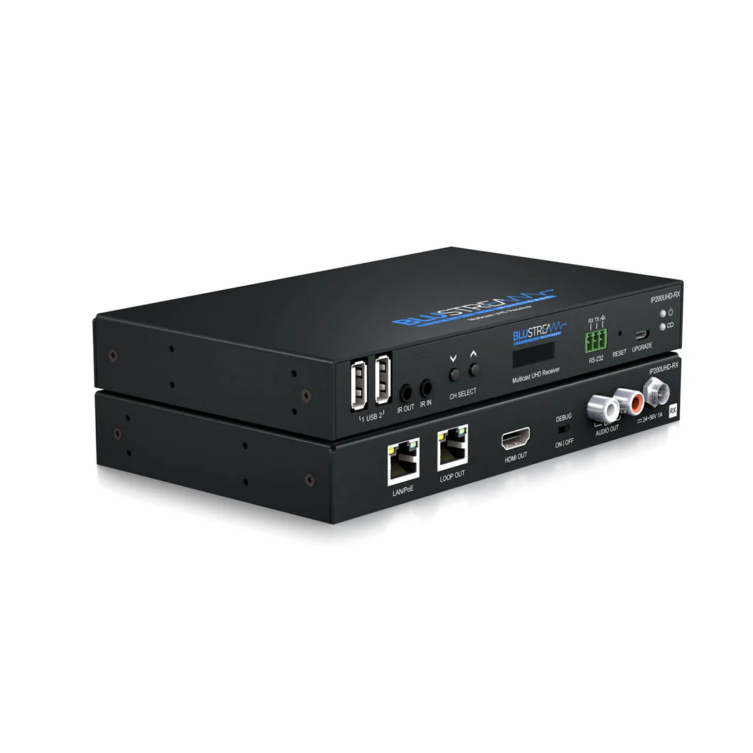 Blustream IP200UHD-RX Multicast UHD Video Receiver (IP200UHDRX) - Image 2