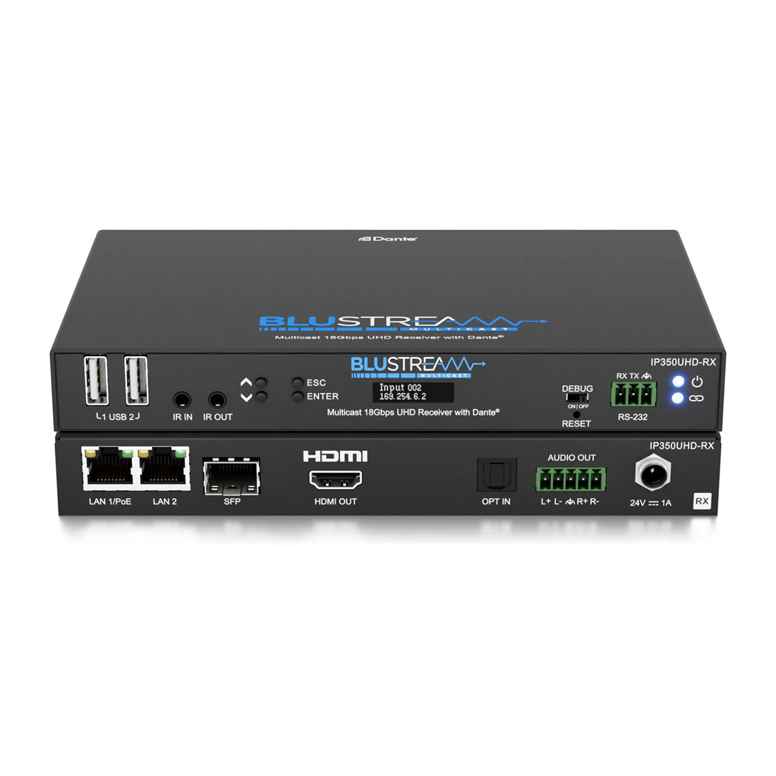 Blustream IP350UHD-RX Video over IP Receiver (IP350UHDRX) - Image 6