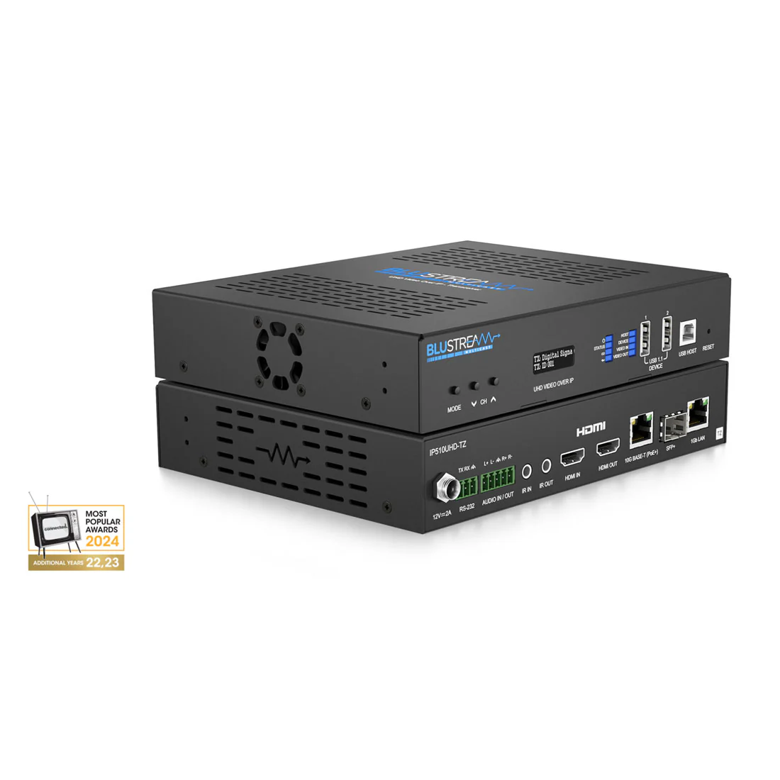 Blustream IP510UHD-TZ SDVoE Compliant AV Transceiver (IP510UHDTZ)