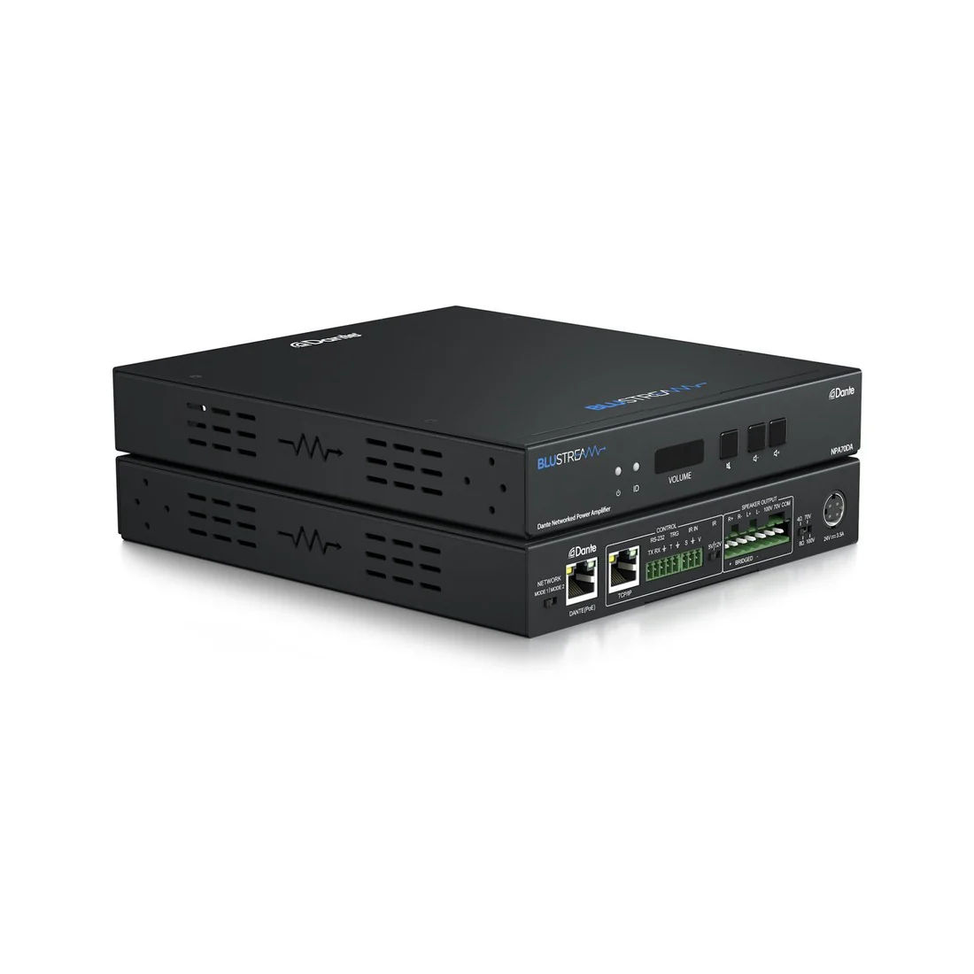 Blustream NPA70DA Networked Power Amplifier with Dante
