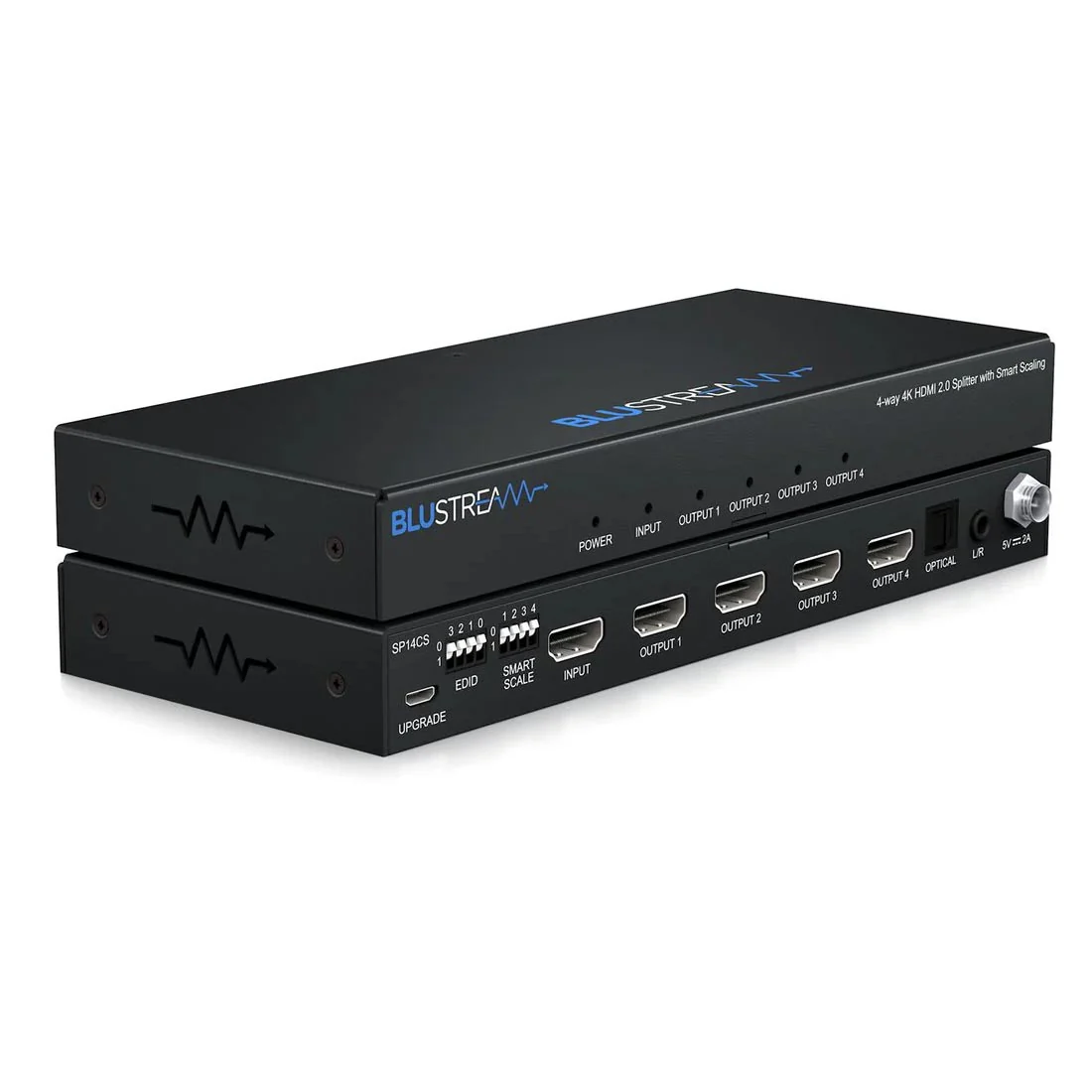 Blustream SP14CS 4-Way 4K HDMI 2.0 Splitter HDCP 2.2 (SP14CS) - Image 2