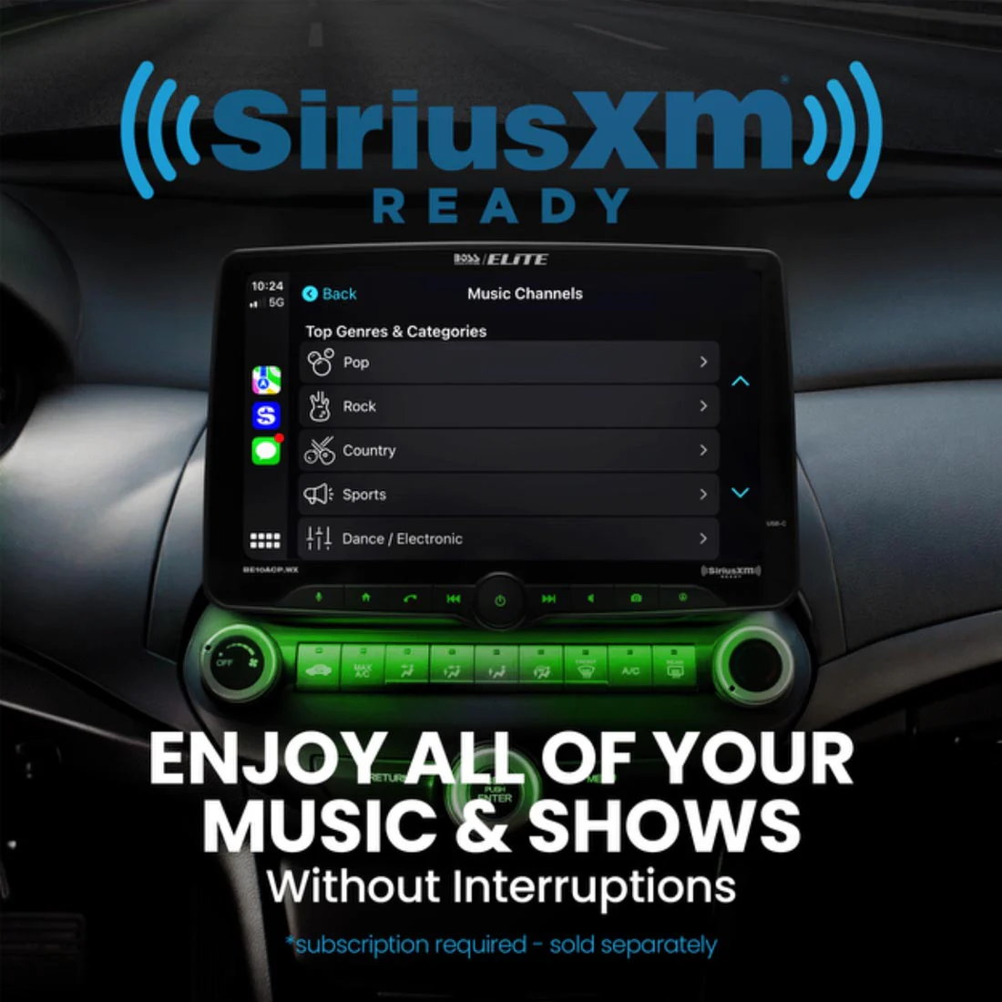 Boss Audio BE10ACP.WX Digital Receiver | iDatalink Maestro ADS-MRR Interface Module Bundle - Image 6