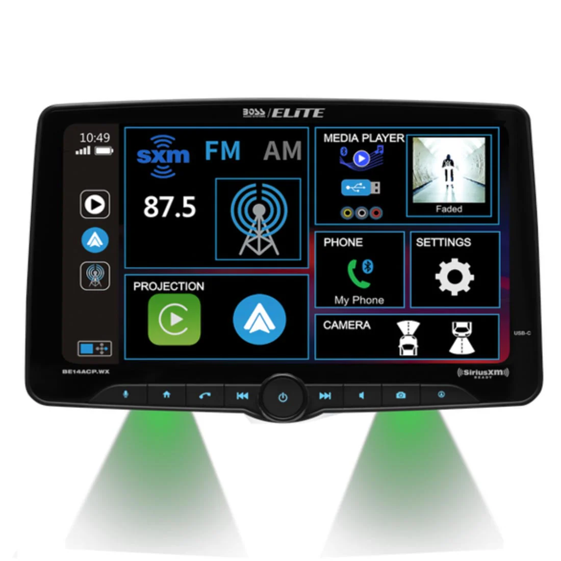 Boss Audio Elite BE14ACP.WXC Digital Multimedia Receiver and Backup Camera (BE14ACP.WXC) - Image 3
