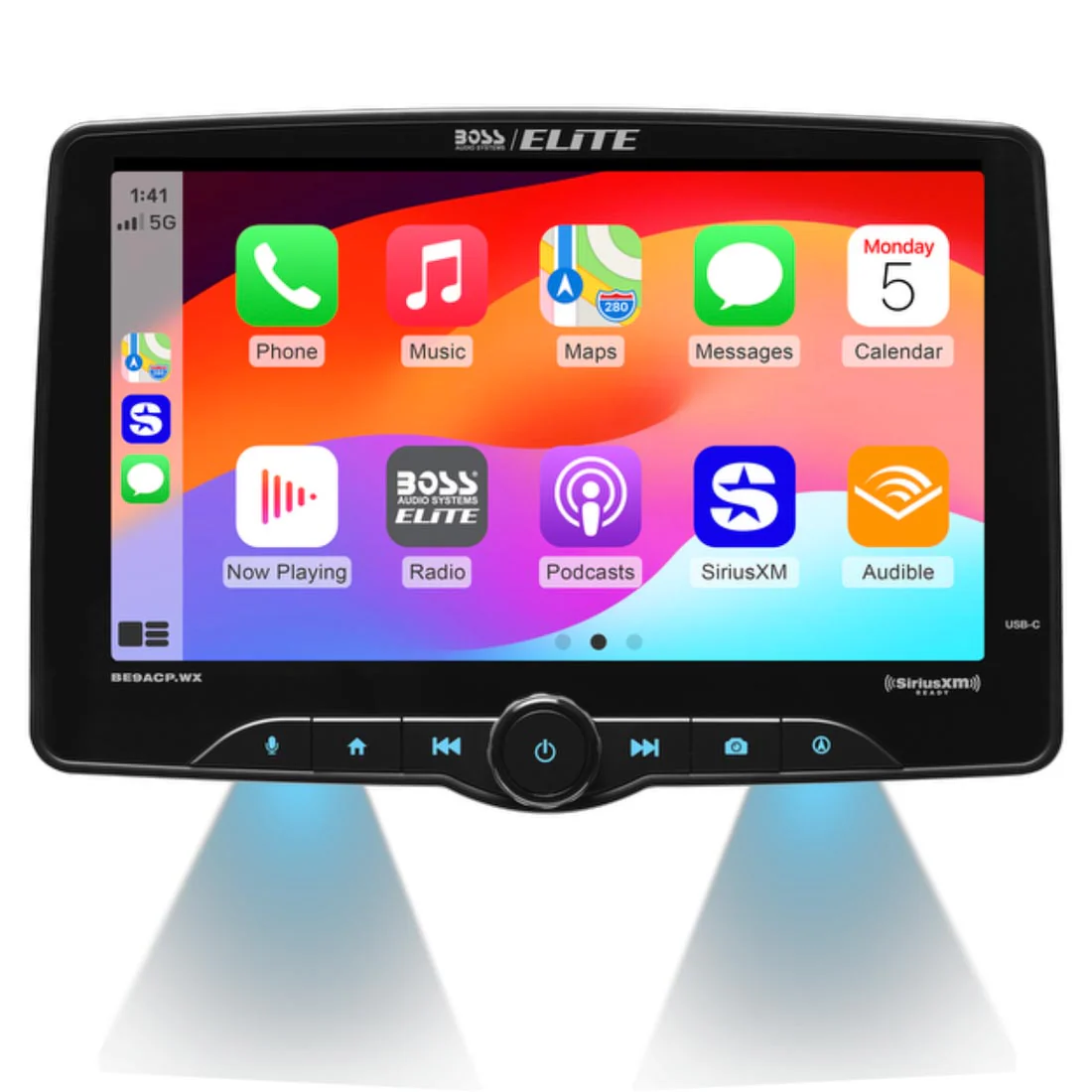 BOSS Audio Elite BE9ACP.WX 9" Single Din Digital Multimedia Receiver (BE9ACP.WX) - Image 4