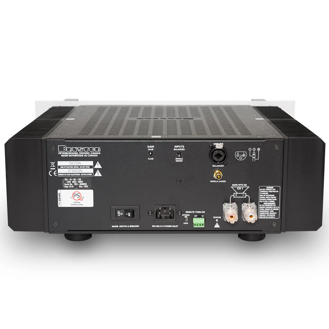 Bryston 43105 7B Cubed Mono Amplifier (43105) - Image 3