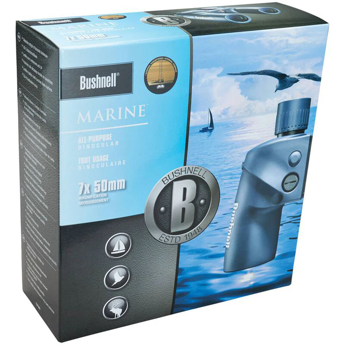 Bushnell 13-7500 Marine™ 7x50 Binocular With Rangefinder and Compass (137500) - Image 11