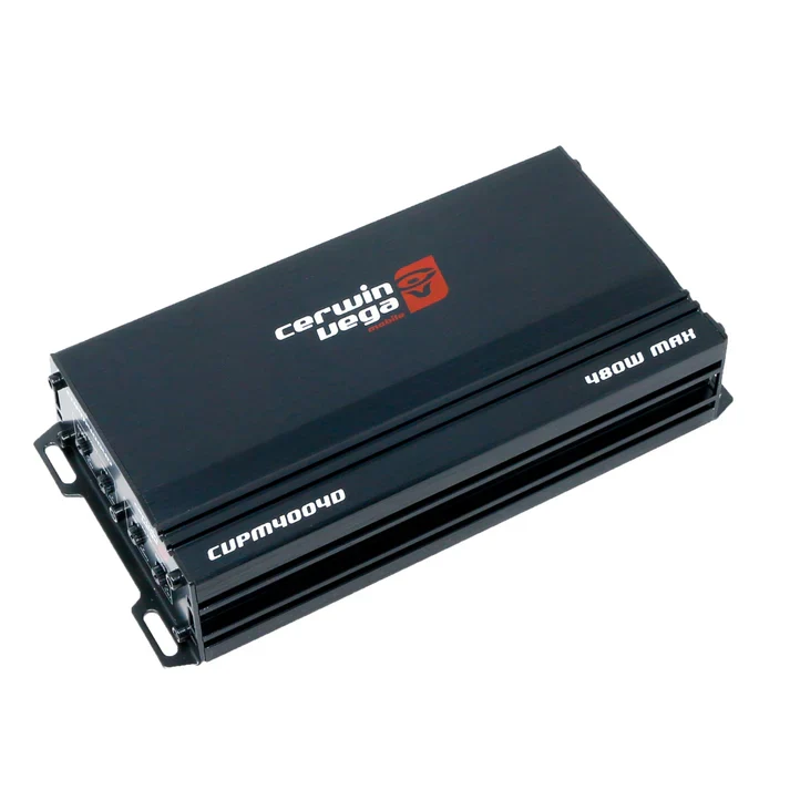 Cerwin Vega CVPM400.4D 480 Watt RMS 2 Ohm Mini-Series 4-Channel Amplifier (CVPM400.4D) - Image 3