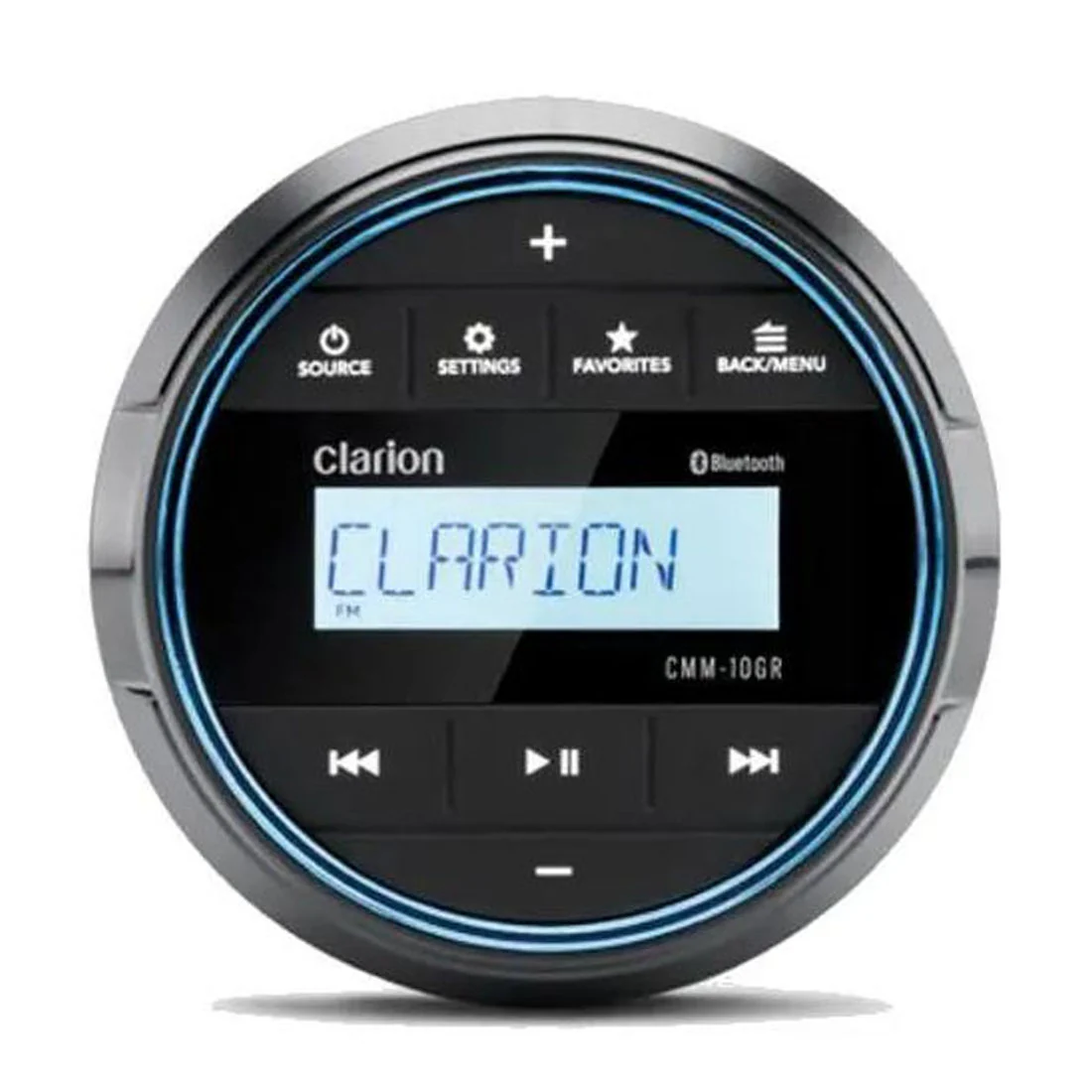 Clarion CMM-10GR Marine Source Unit With LCD Display - #92718 (CMM10GR)