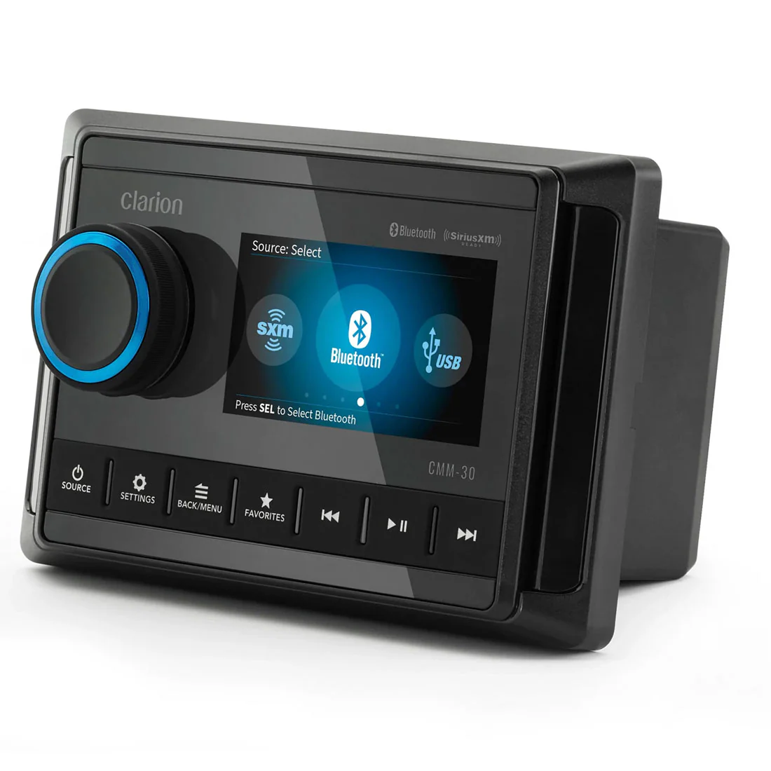 Clarion CMM-30 Marine Digital Media Receiver with 3" LCD - #92804 (CMM30) - Image 2
