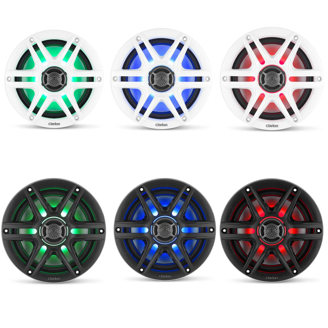 Clarion CMS-651 6.5" 2-way Marine Coaxial Speakers with Grilles (CMS651CWB) - Image 26