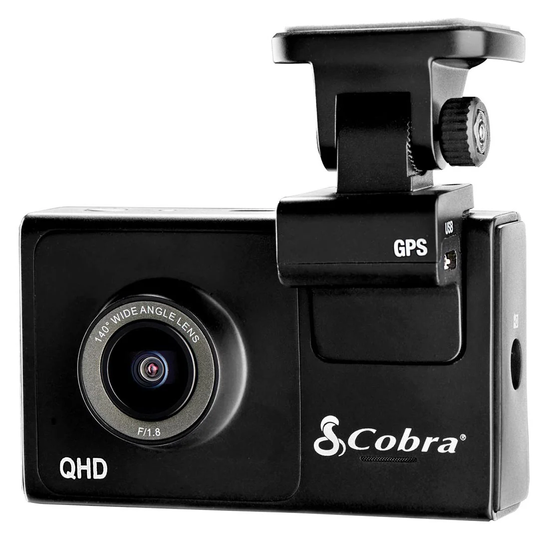 Cobra SC 200 Configurable Smart Dash Cam and Hardware (SC200-HW) - Black (SC200HW)