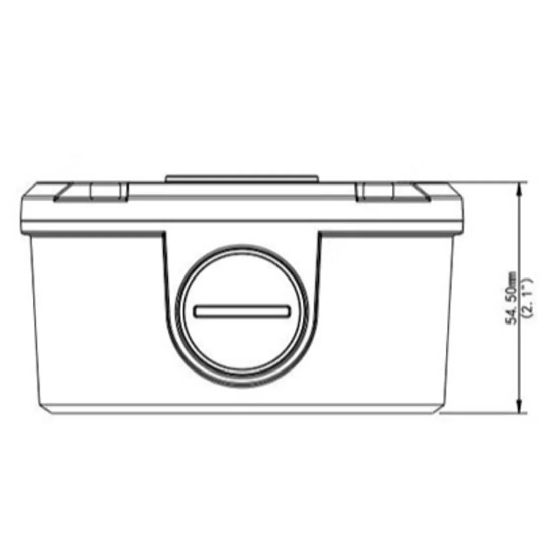 Cymbol CY-JBTBL-WH Junction Box for Triangle Base Bullet Cameras – White (CYJBTBLWH) - Image 5