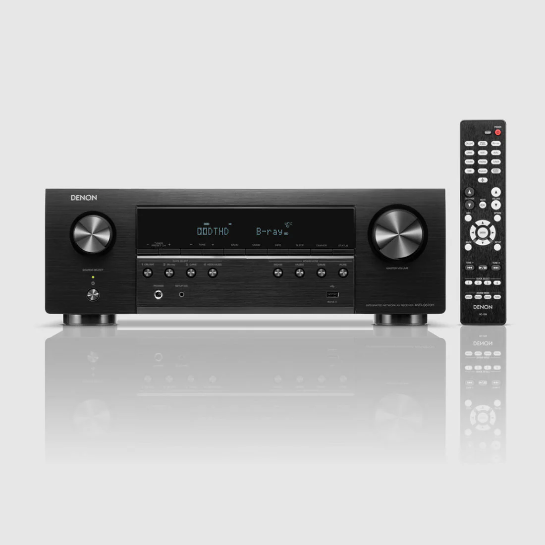 Denon AVR-S670H 5.2 Channel 8K AV Receiver | Home Subwoofer Bundle - Image 2