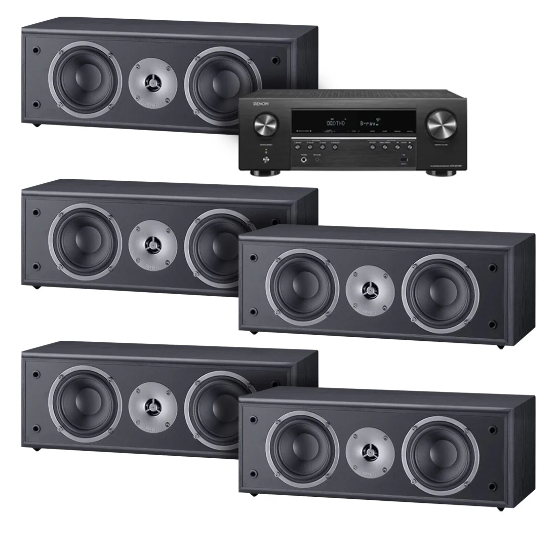 Denon AVR-S760H 7.2 Channel Network A/V Receiver | Magnat MSC252B Center Channel Speaker Bundle - Image 13