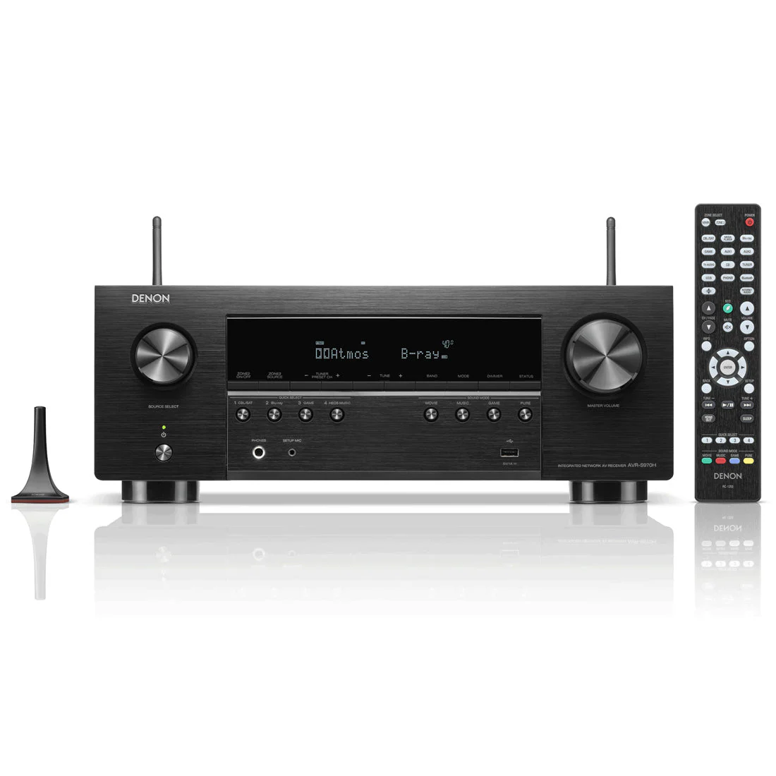 Denon AVR-S970H 7.2 Channel 8K Receiver | Home Subwoofer Bundle - Image 5