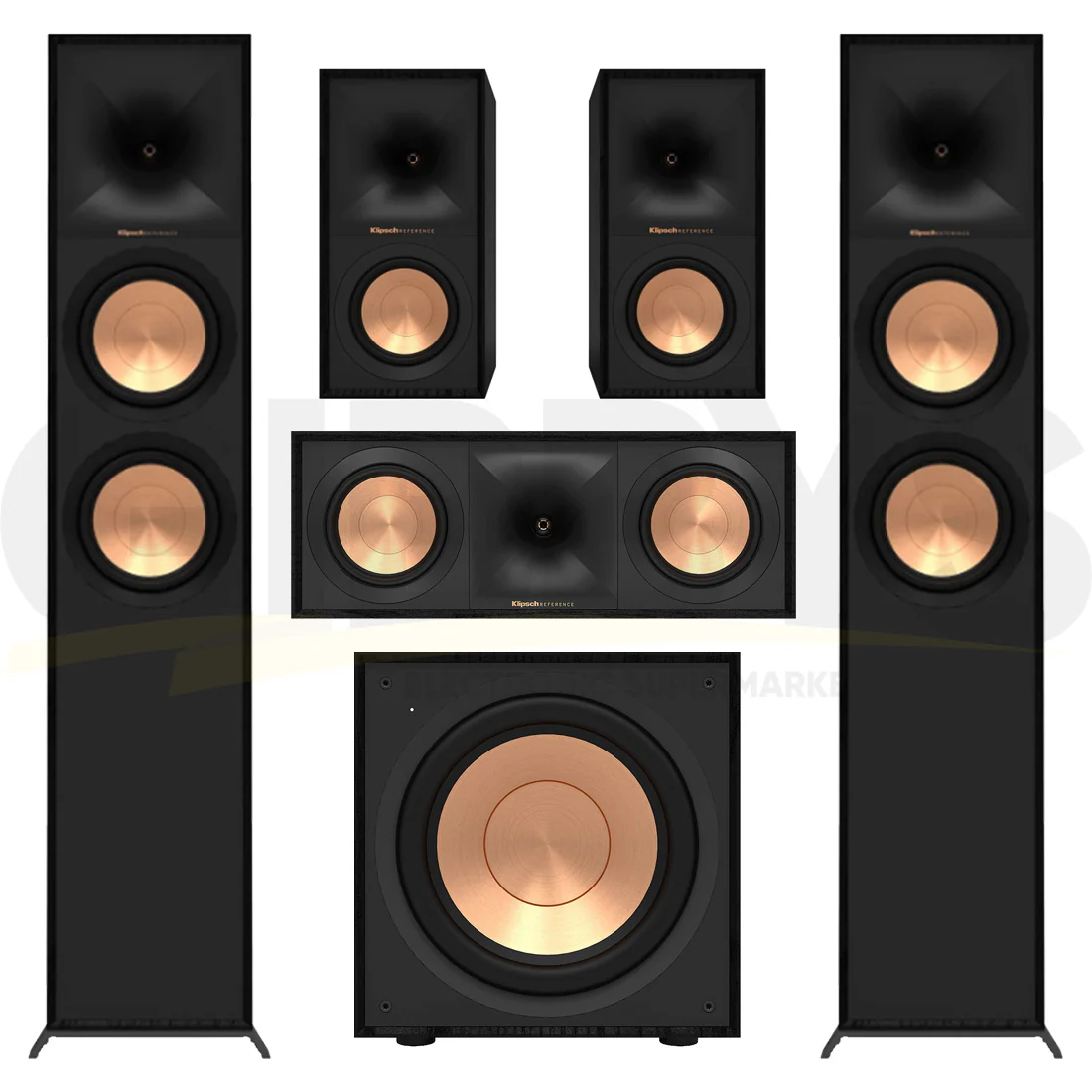 Klipsch R-600FB Reference 5.1 Speaker Bundle #1
