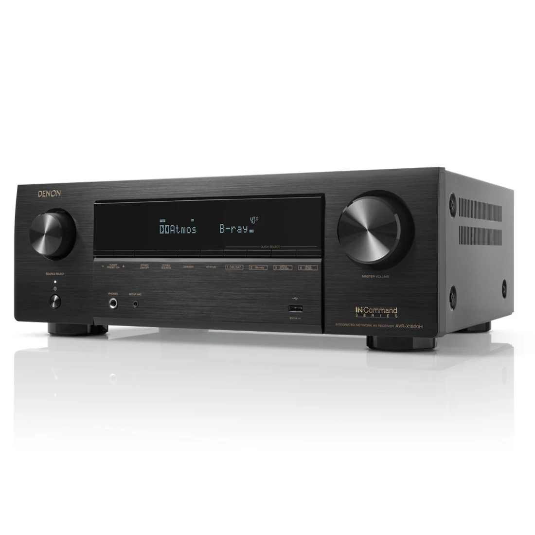 Denon AVR-X1800H 7.2 Channel Receiver | Home 550 Smart Sound Bar Bundle - Image 4