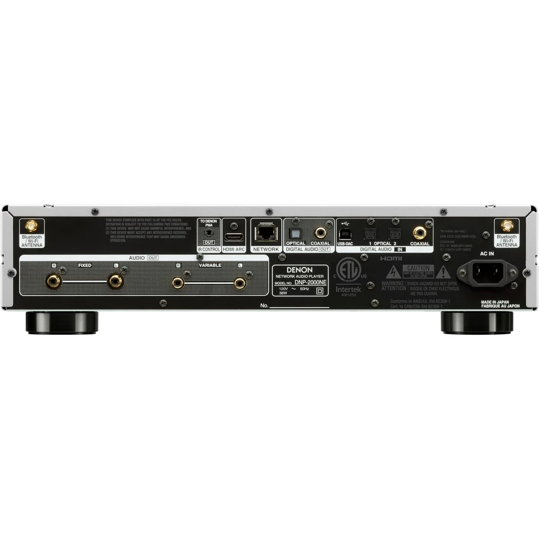 Denon DNP-2000NE High-resolution Network Audio Player with HEOS® Built-in - 2023 Model (DNP2000NE) - Image 4