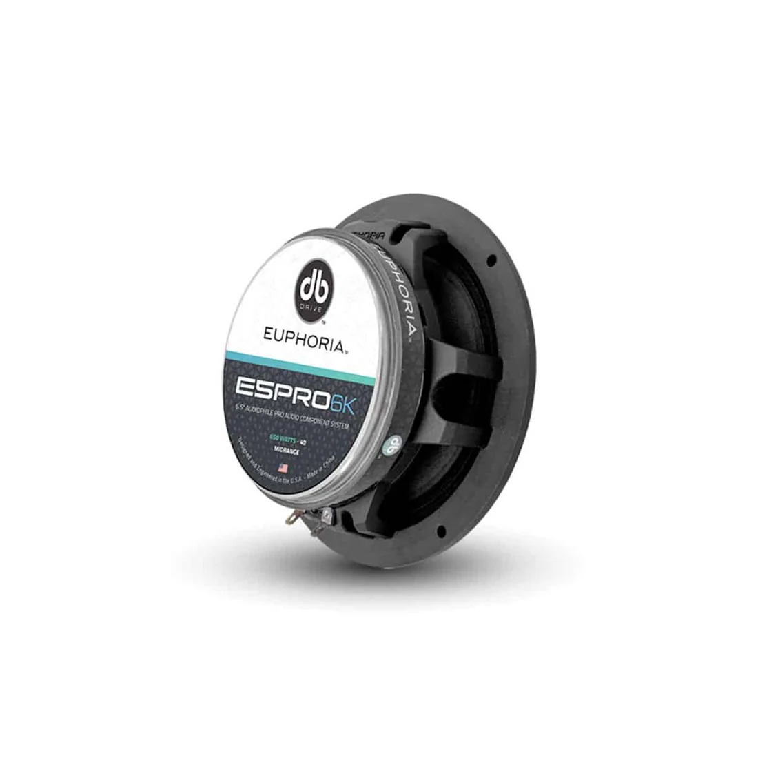 Euphoria E5PRO-6K 6.5" 4 Ohm Shallow Component Speaker System (E5PRO6K) - Image 3