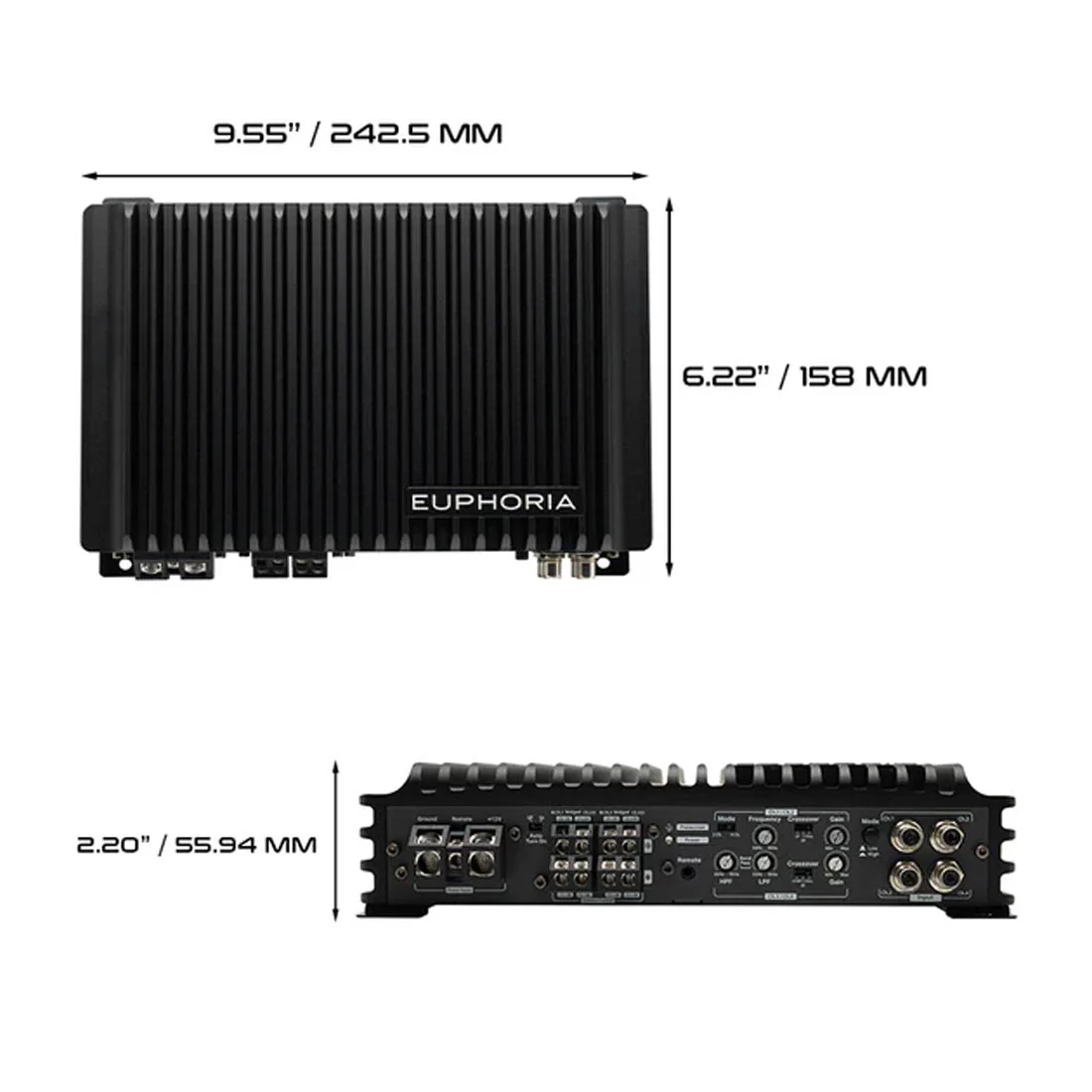 Euphoria EA4.900 4-Channel Full Range Class D Car Amplifier (EA4900) - Image 4