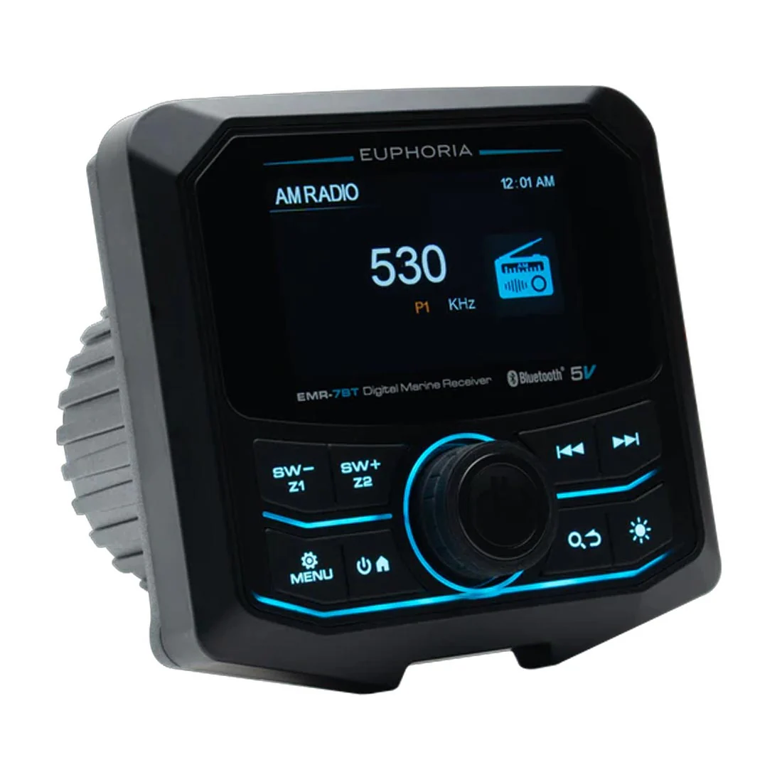 Euphoria EMR-7BT LCD Digital Marine Bluetooth Receiver (EMR7BT) - Image 7