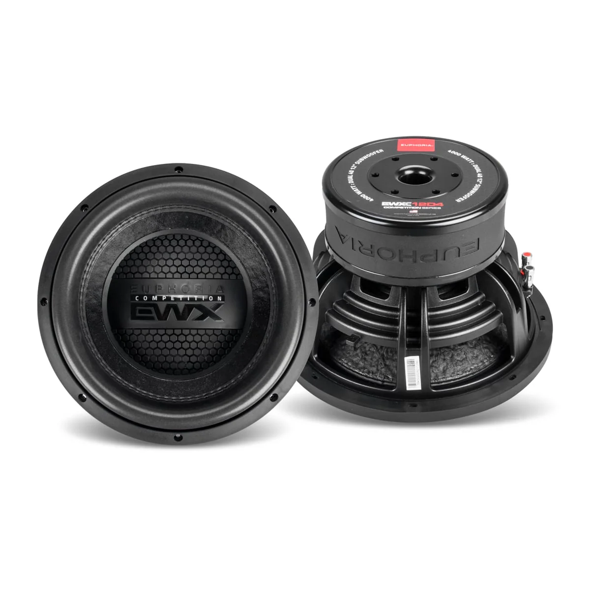 Euphoria EWXC12D4 12" 2000W 4-Ohm DVC Subwoofer (EWXC12D4)
