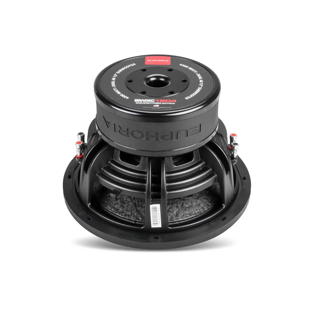 Euphoria EWXC12D4 12" 2000W 4-Ohm DVC Subwoofer (EWXC12D4) - Image 3