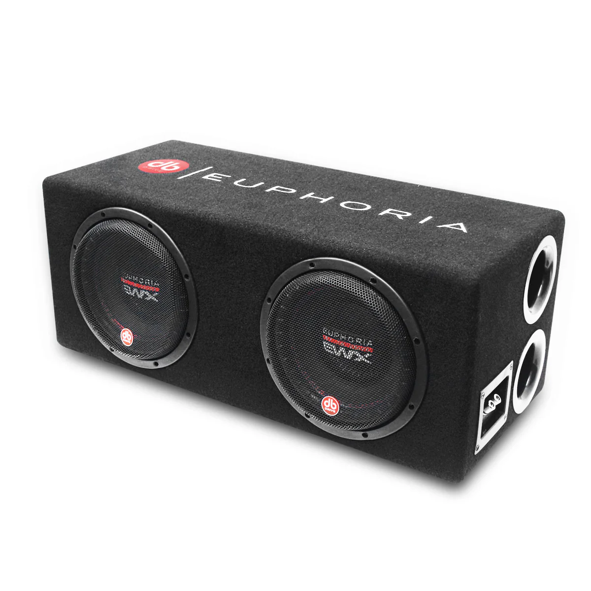 Euphoria EWXPW8-2B 8" 500W Ported Dual Loaded Subwoofer Enclosure (EWXPW82B)