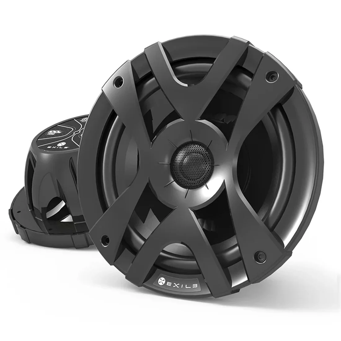 Exile Audio SX80M 8" Marine Cabin Coaxial Speakers - Pair