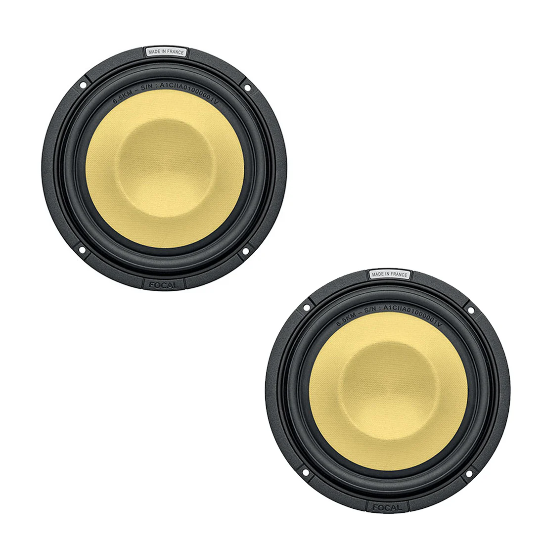 Focal 6.5KM K2 Power M Series 6.5" 120W RMS Midbass Speakers (65KM)