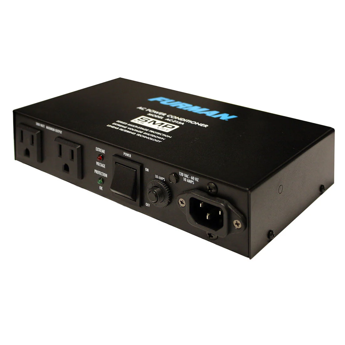 Furman AC-215A 10 Amp 2 Outlet Compact Power Conditioner (AC215A) - Image 2