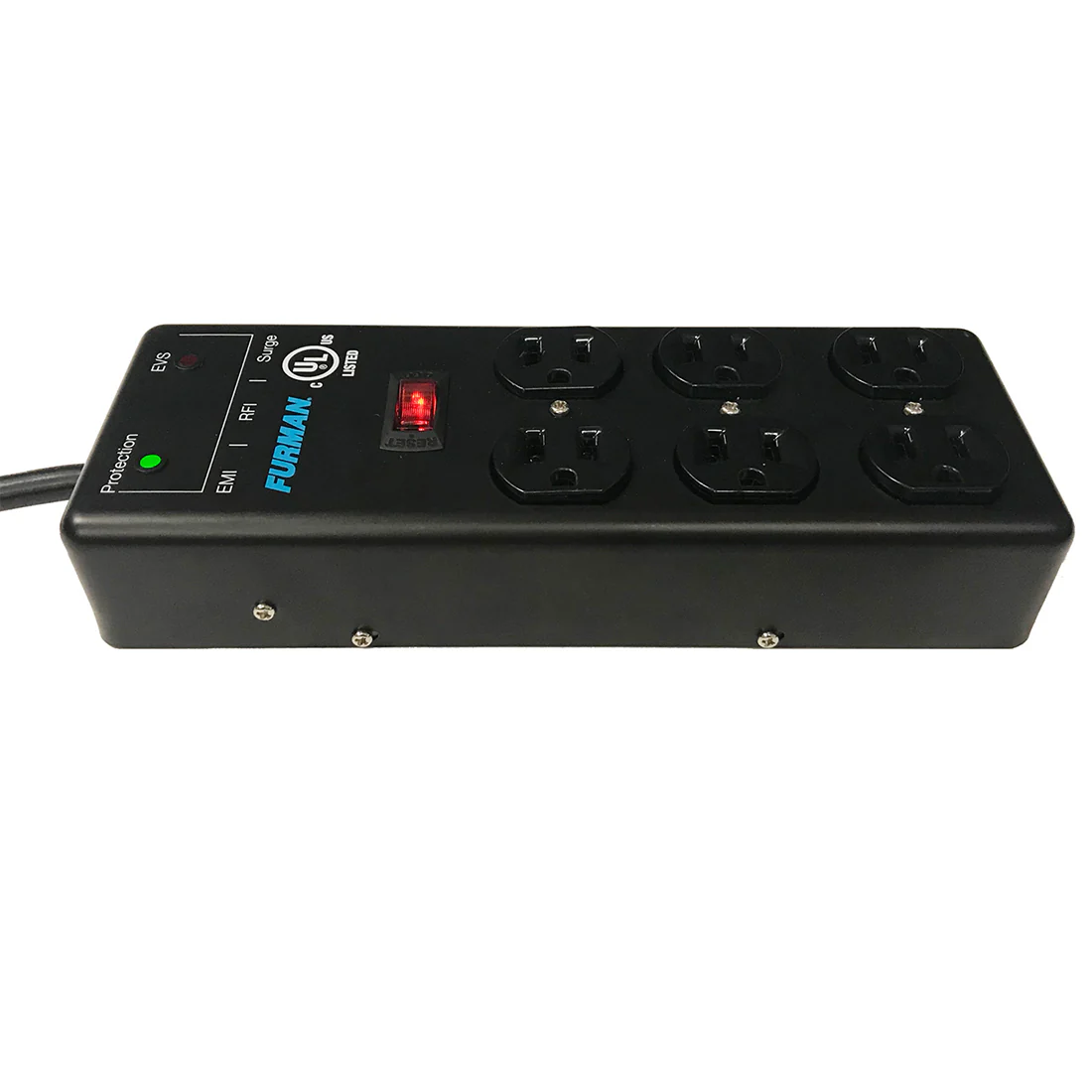 Furman SS-6B-PRO 15A AC 2x3 Metal Surge Strip 6 Outlet (SS6BPRO) - Image 3