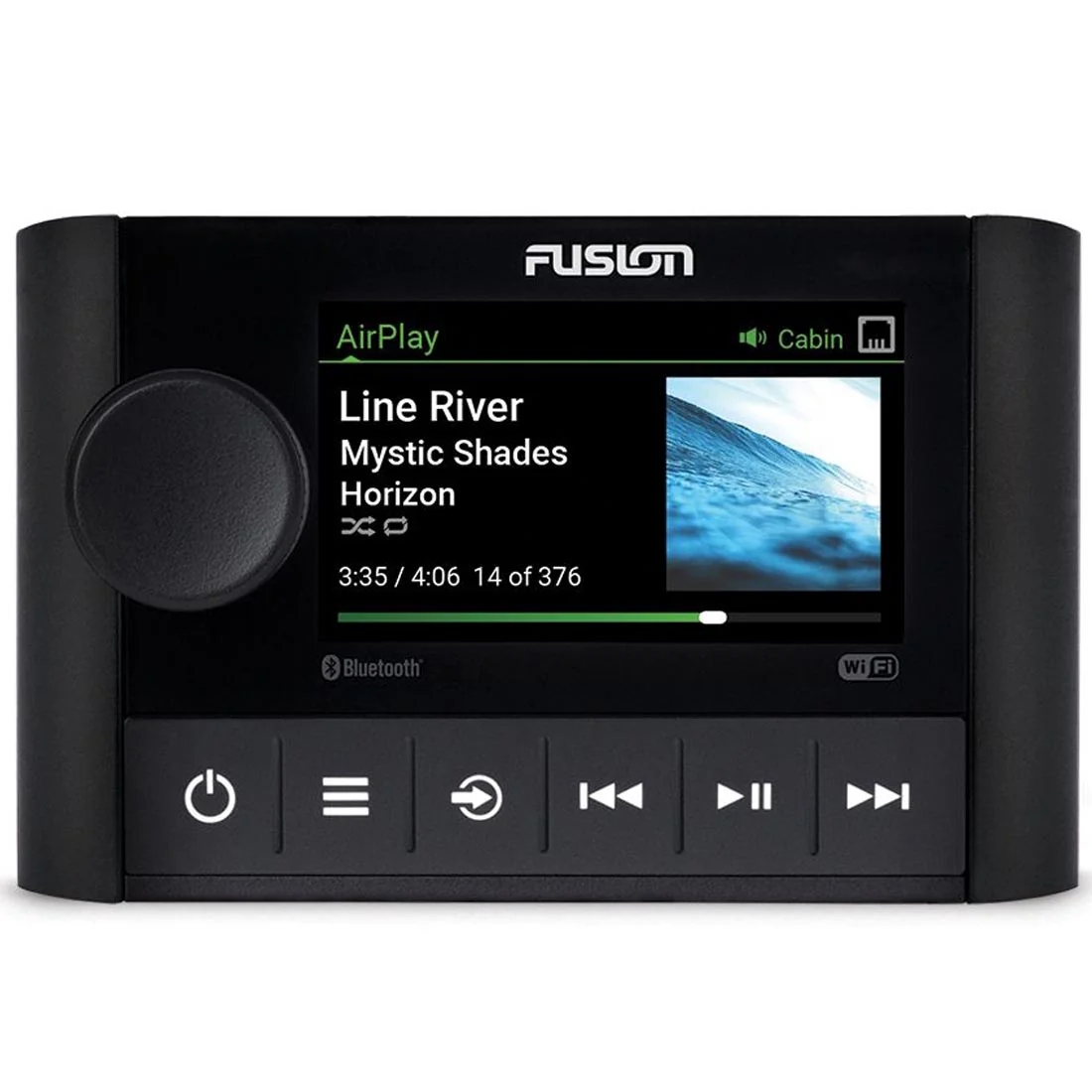 Fusion MS-SRX400 Apollo Series Marine Zone Stereo with Built-in Wi-Fi