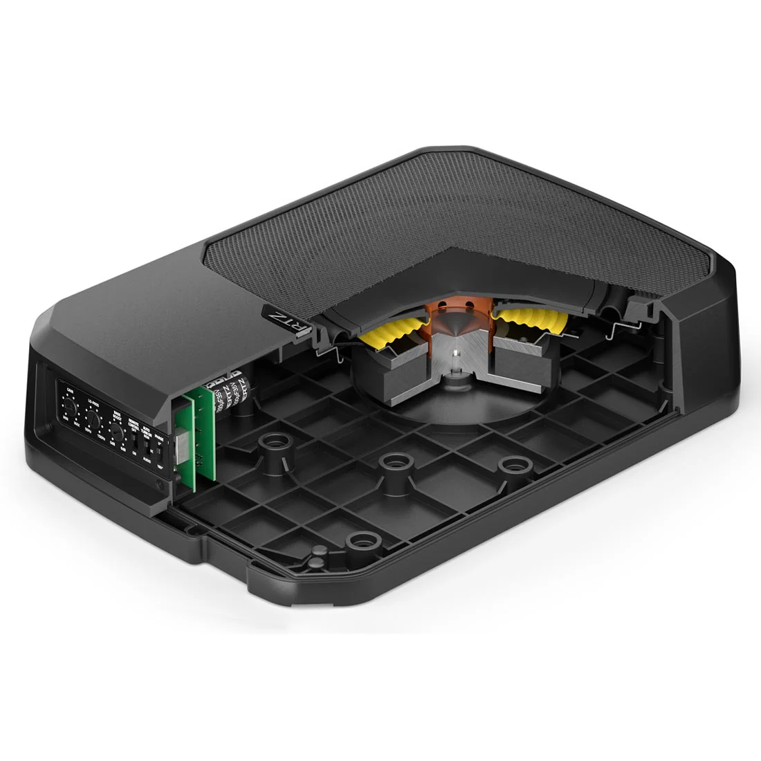 Hertz DBA201F 8" Underseat Loaded Shallow Active Subwoofer Box (DBA201F) - Image 2